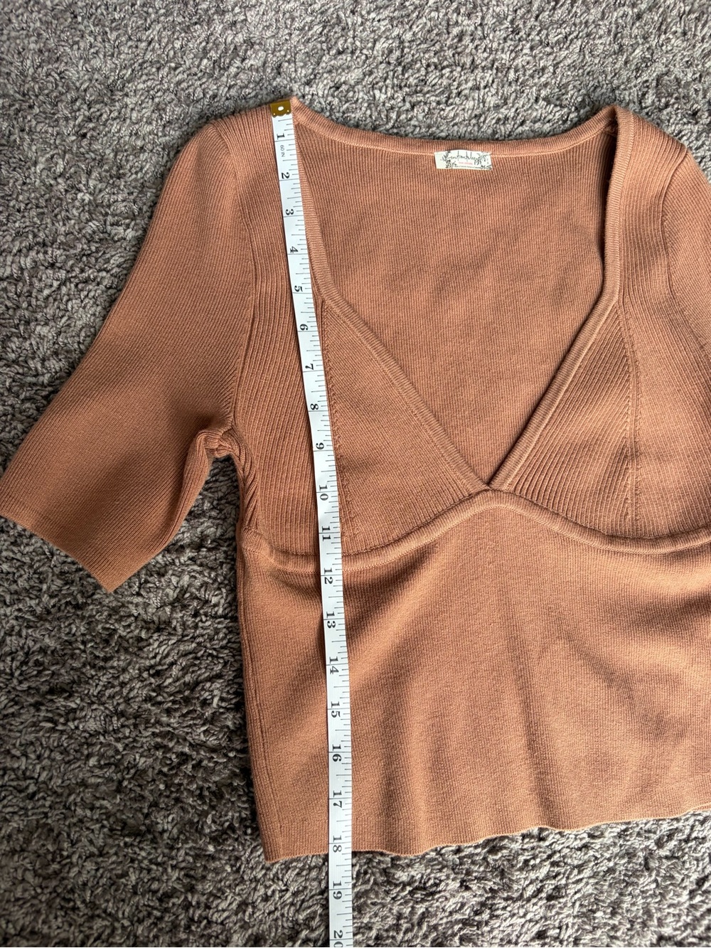 Intimately Free People Teagan Swit Short Sleeve Top - Picture 7 of 7